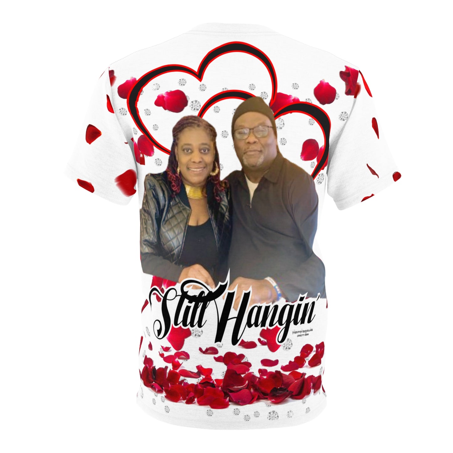 Anniversary Personalized Unisex Tee with All Over 3D Print