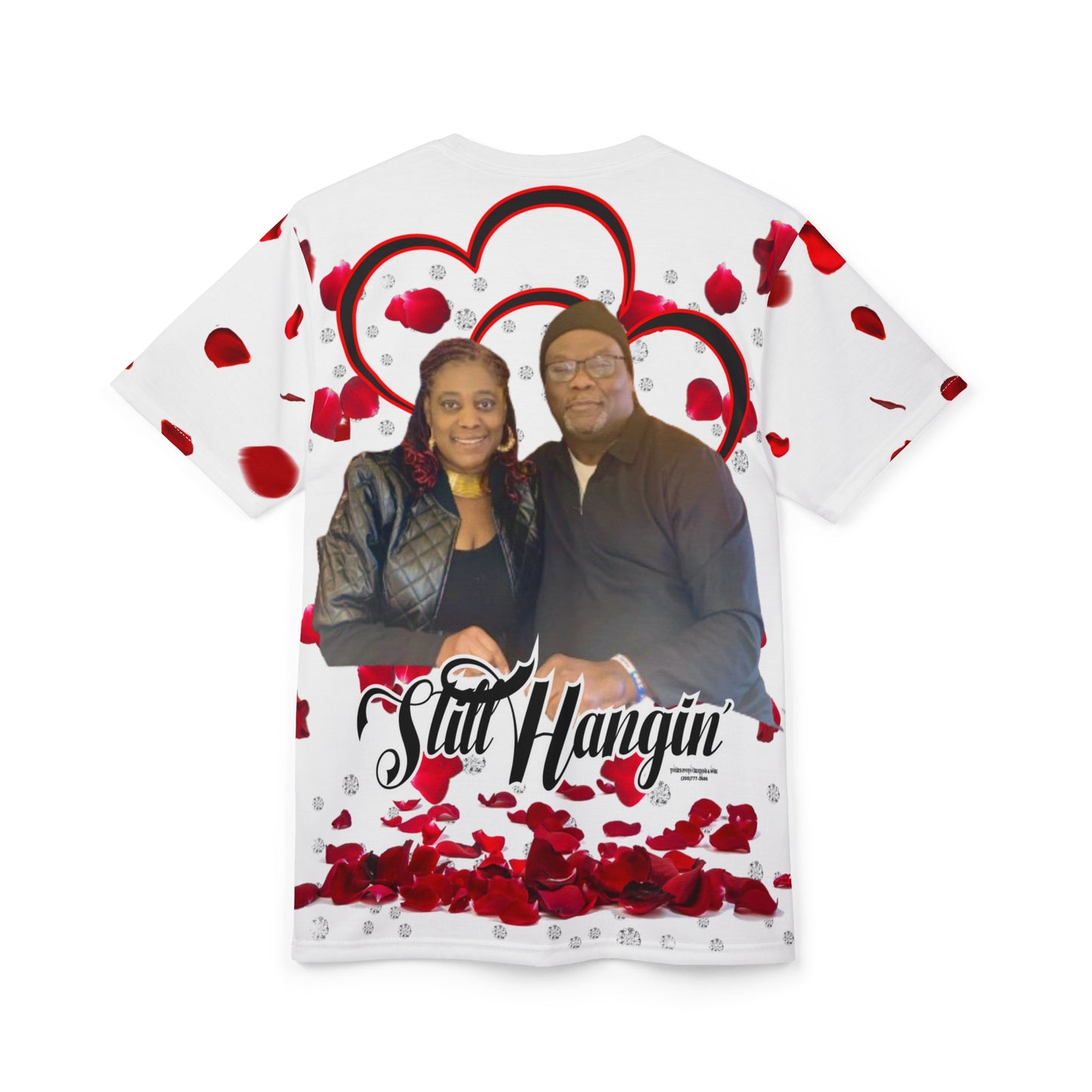 Anniversary Personalized Unisex Tee with All Over 3D Print