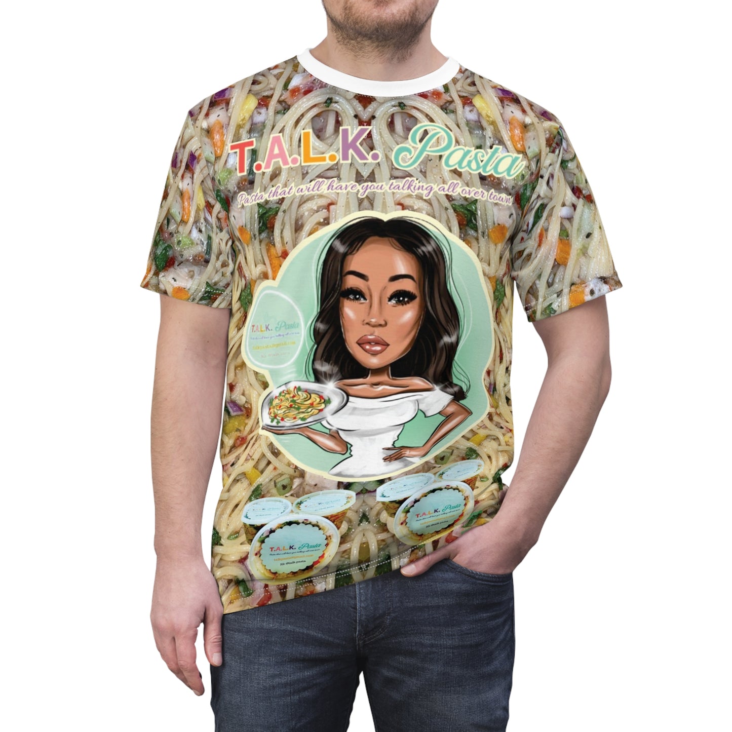 Unisex Cut & Sew Tee (AOP)